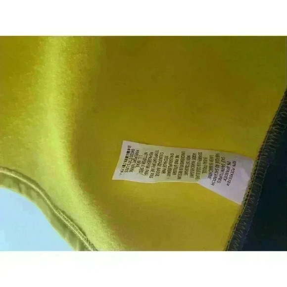 Mens L. L. Bean XL Tall Fleece Yellow And Gray 3 Pocket Vest - Picture 8 of 12